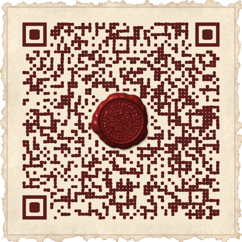 NBS IPS QR code for donations to Manasija Monastery, with the monastery's seal in red wax at the center