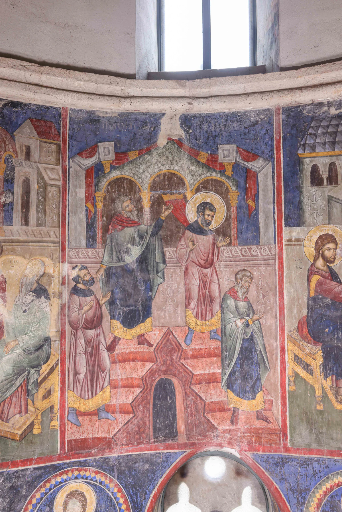 Fresco in the Church of the Holy Trinity at Manasija Monastery